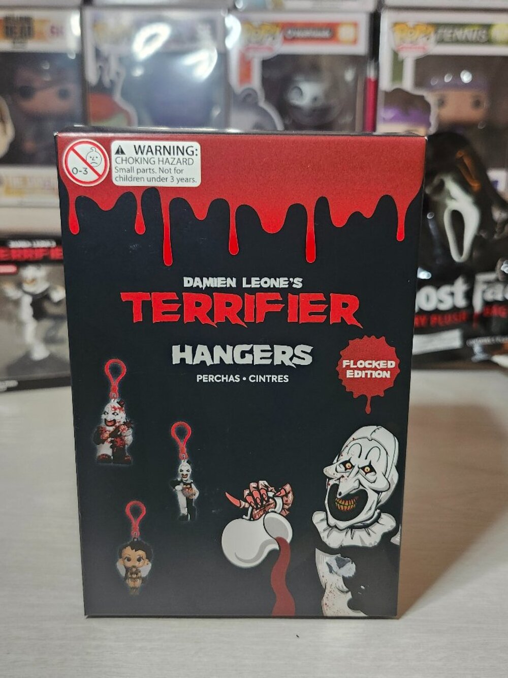 Terrifier Hangers Flocked Edition Sealed Blind Box Art The Clown Brand New